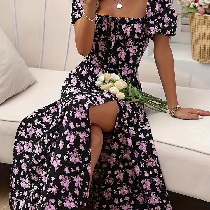 Elara | Puff Sleeve Dress