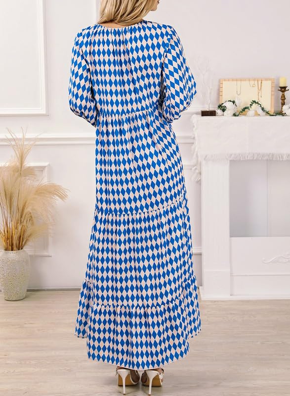 Elara | Puff Sleeve Maxi Dress