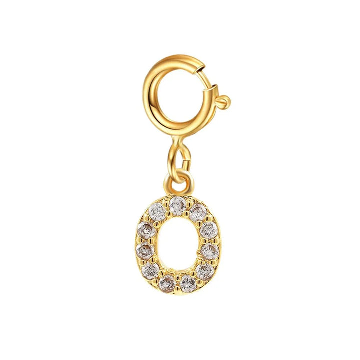 Dainty Cuban Figaro Chain Letter Initial Bracelet