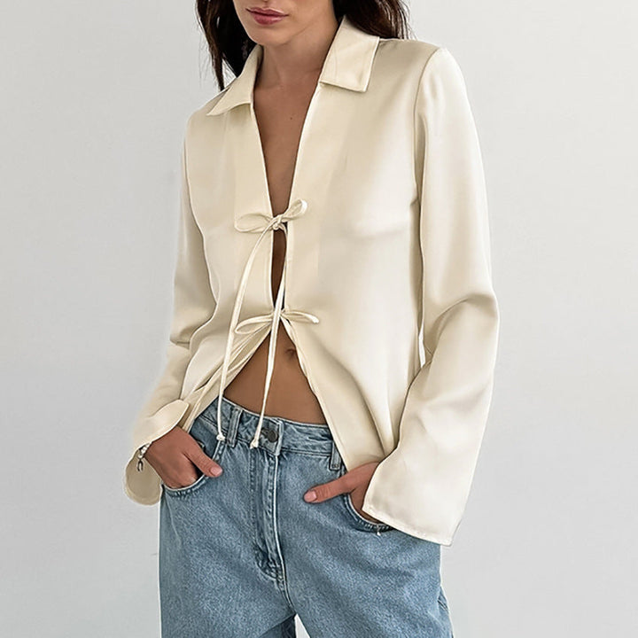 Monica Secrets | Satin Blouse