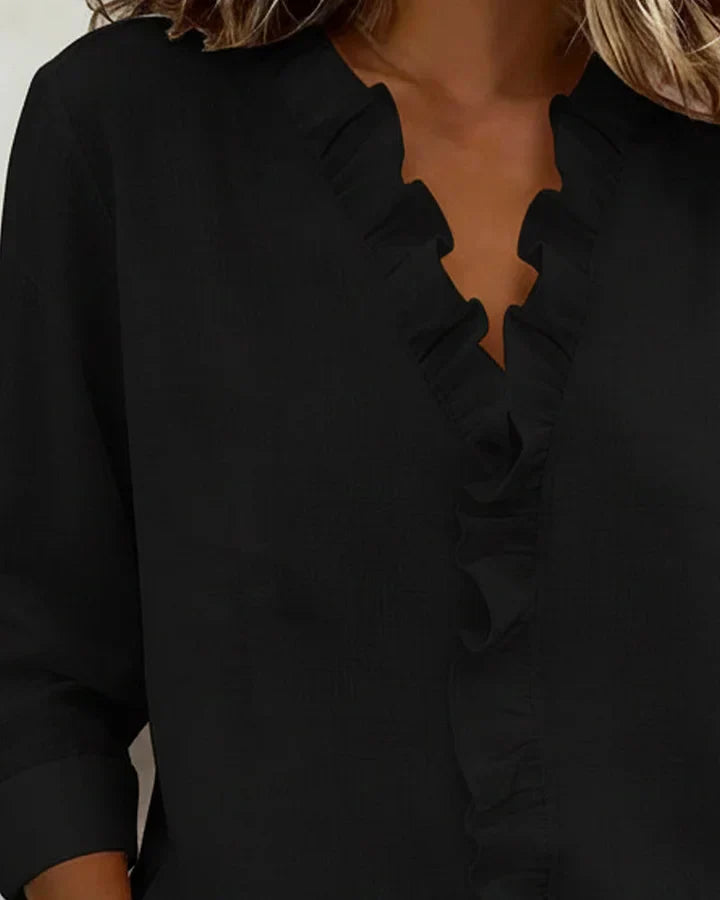 Elena | V-Neck Blouse