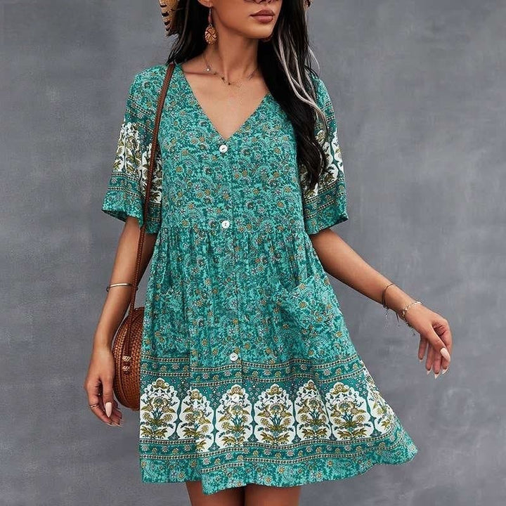 Isolde | V-Neck Dress