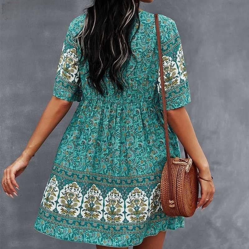 Isolde | V-Neck Dress