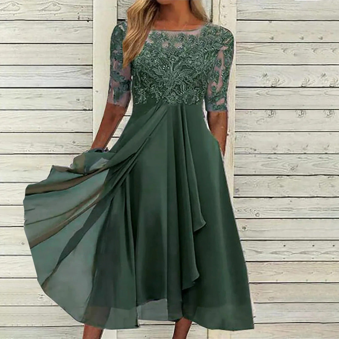 Amara | Lace Embroidered Dress