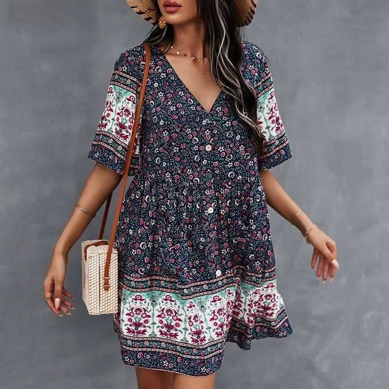Isolde | V-Neck Dress