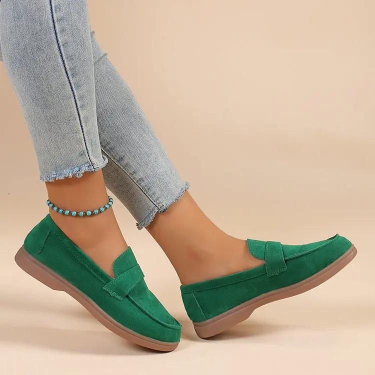 Monica Secrets | Suede Loafer