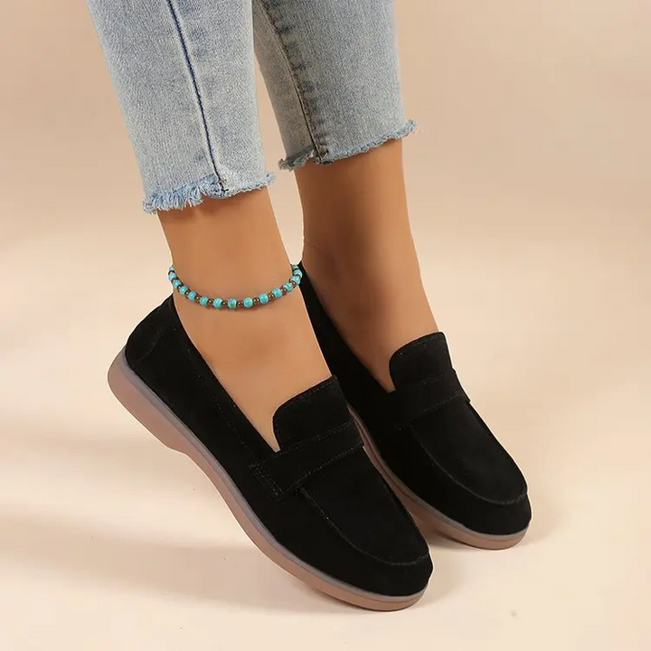 Monica Secrets | Suede Loafer
