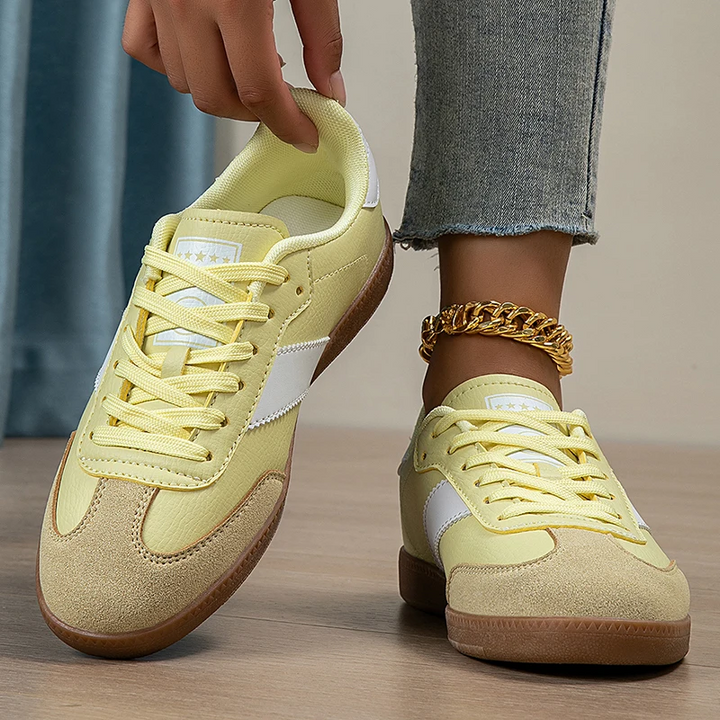 Monica Secrets | Suede Leopard Sneaker