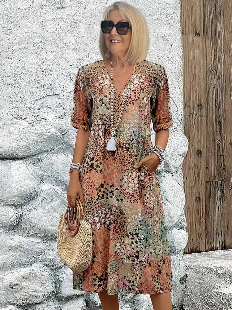 Cleo | Midi Dress With Pockets