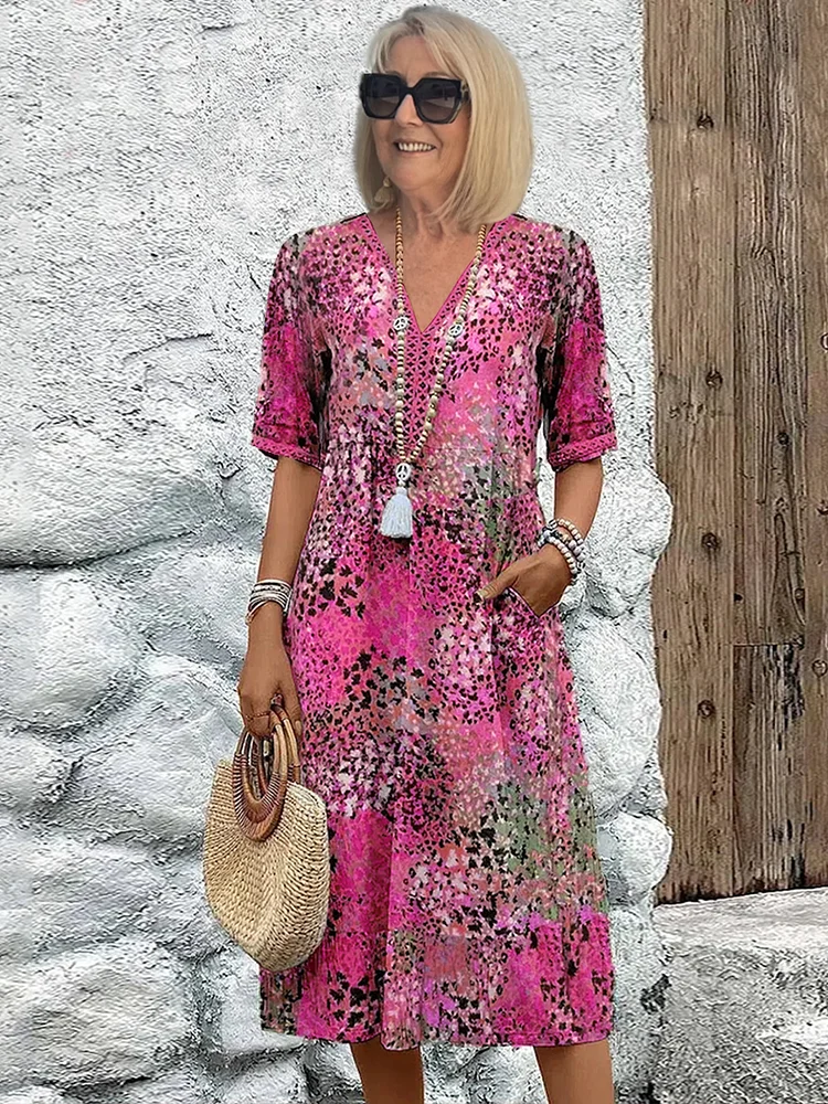 Cleo | Midi Dress With Pockets
