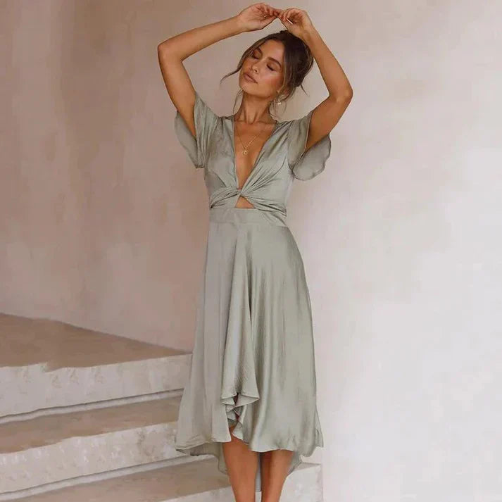 Clara | V-Neck Dress