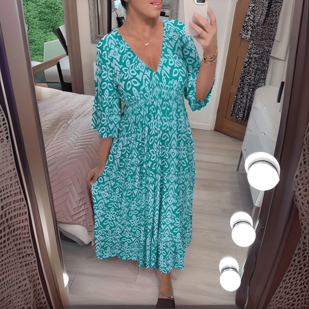 Iliana | Printed Maxi Dress