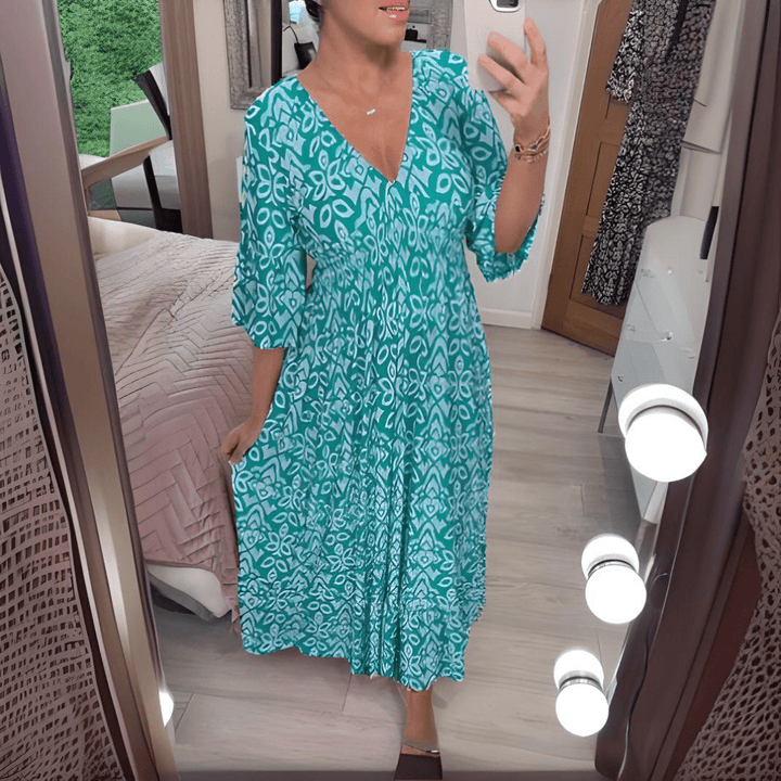 Iliana | Printed Maxi Dress