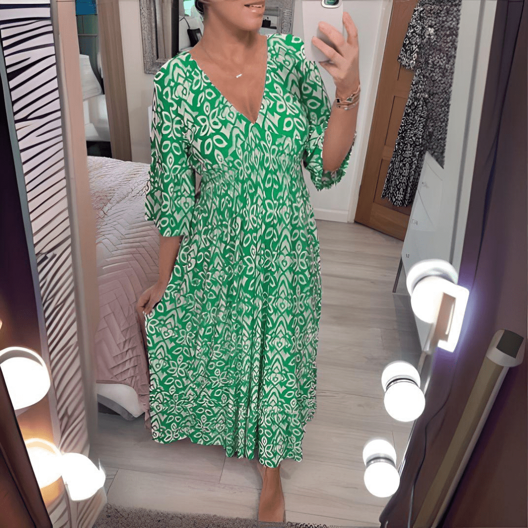 Iliana | Printed Maxi Dress