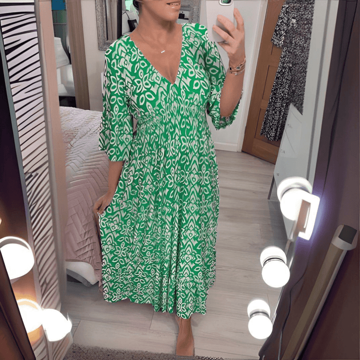 Iliana | Printed Maxi Dress