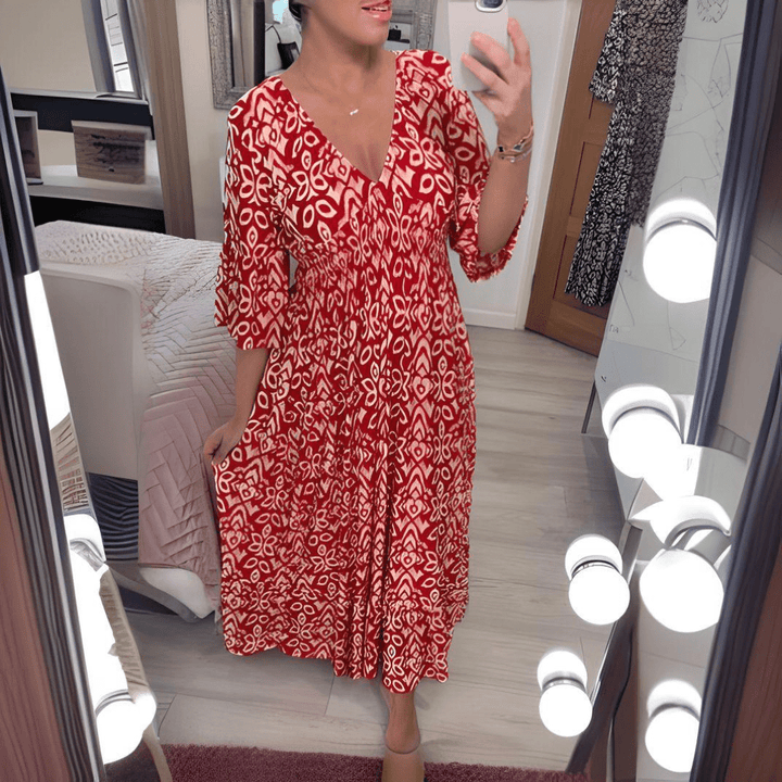 Iliana | Printed Maxi Dress