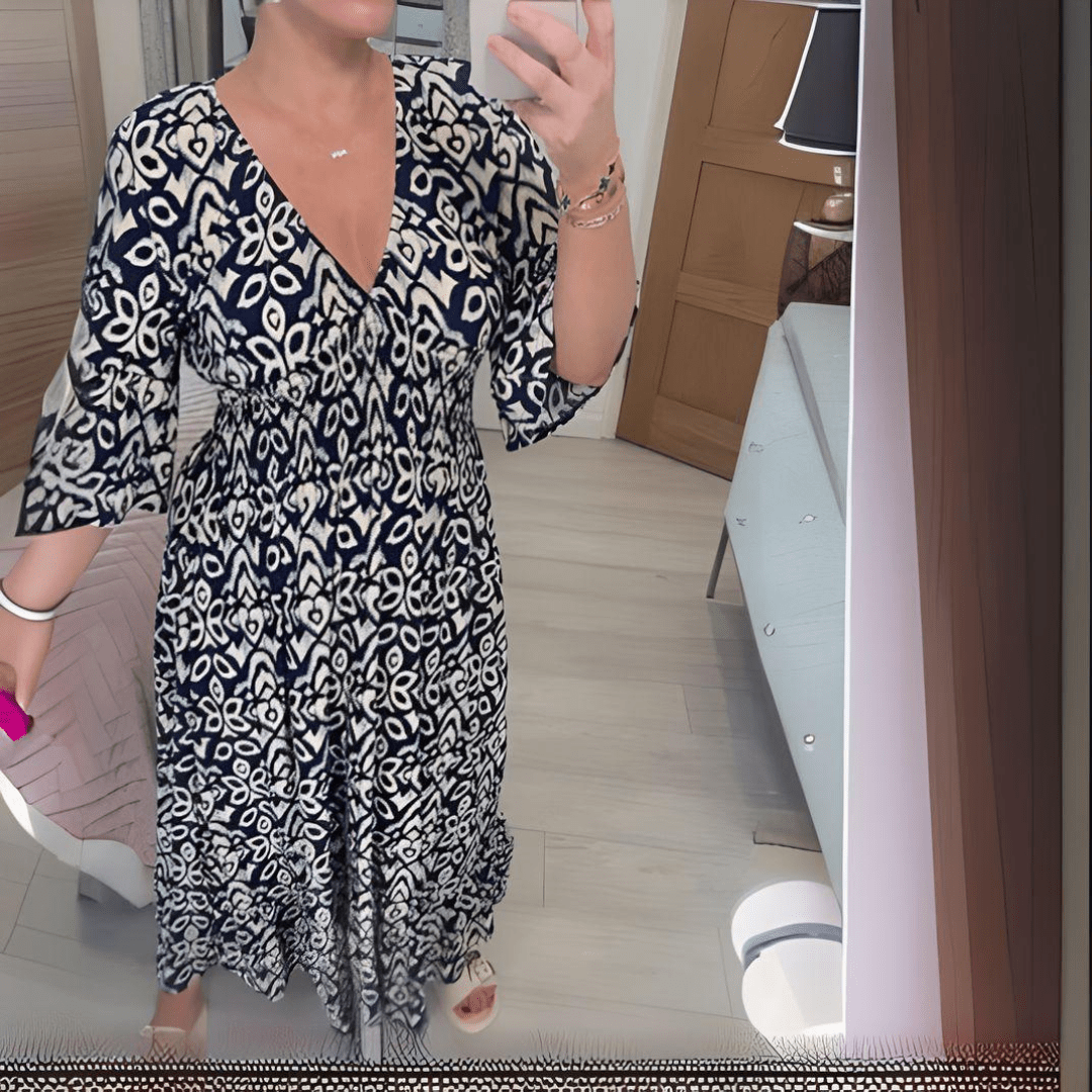 Iliana | Printed Maxi Dress