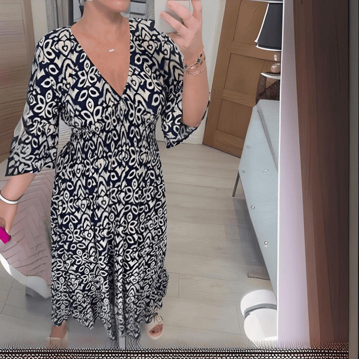 Iliana | Printed Maxi Dress