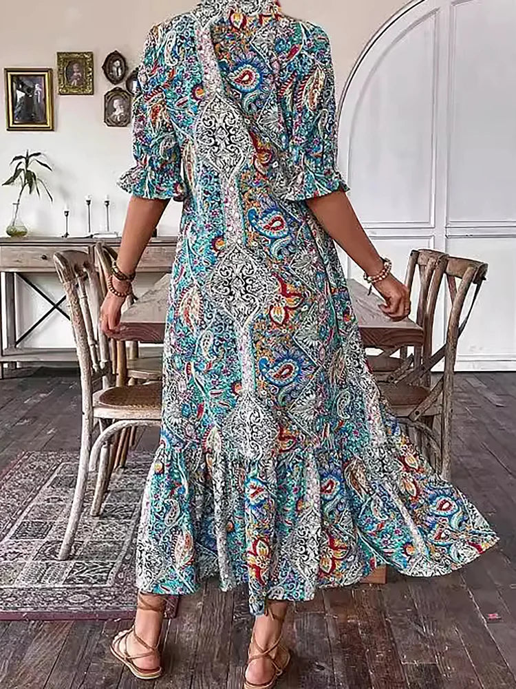 Isolde | Boho Maxi Dress