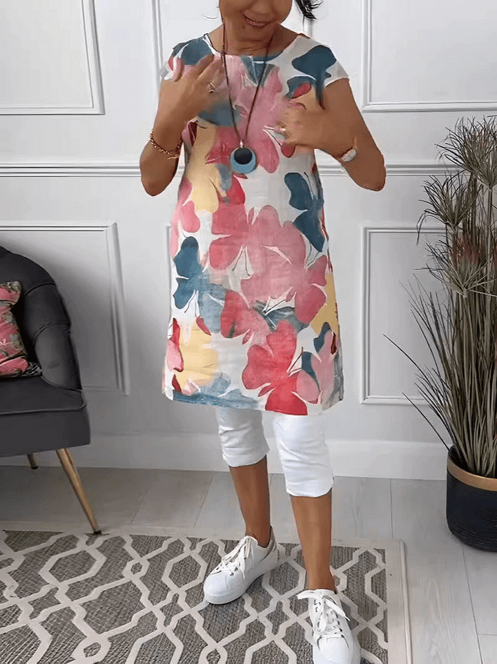 Elysia | Floral Midi Dress
