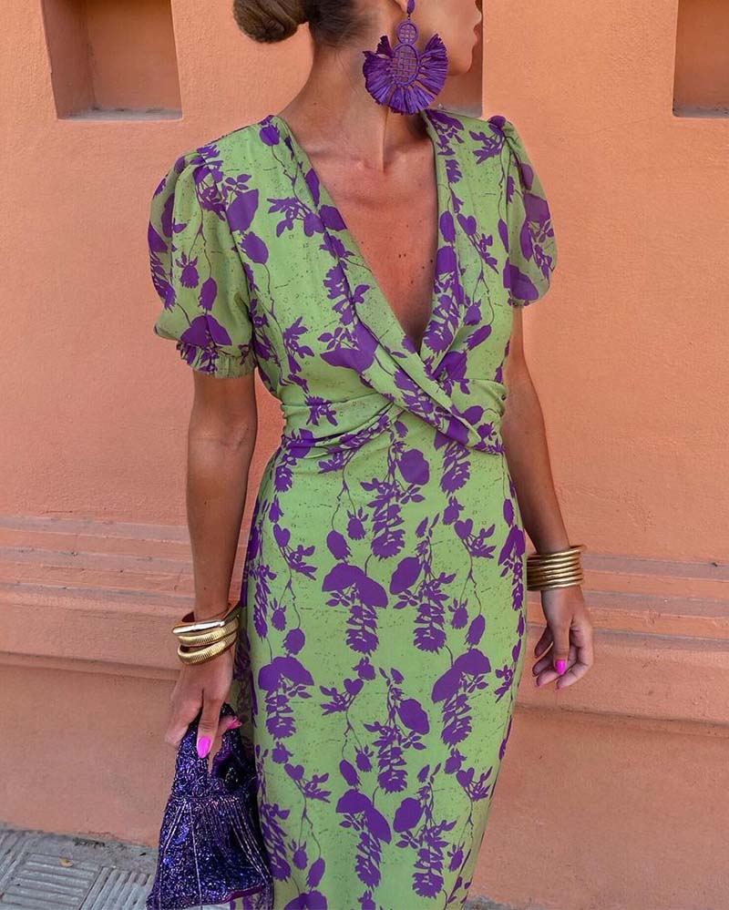 Sienna | Pleated Floral Dress