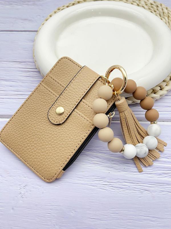 Monica Secrets | Trendy Keychain with Beads and Tassel