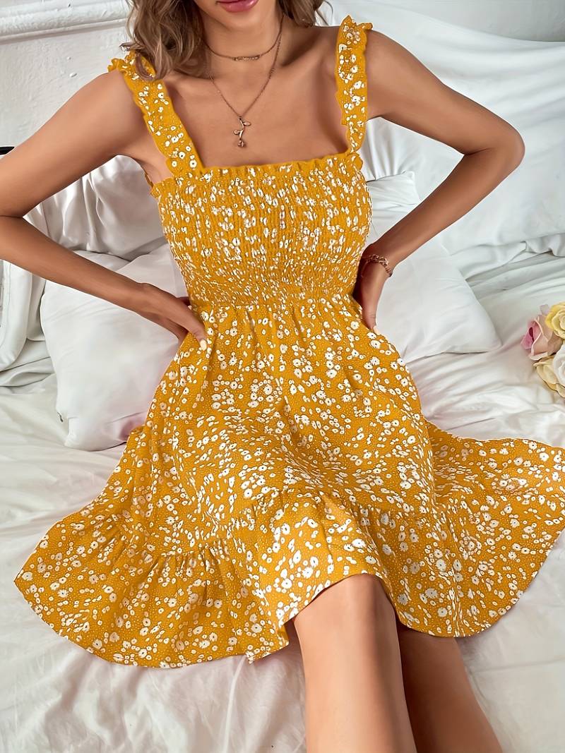 Seraphina | Sleeveless Floral Dress