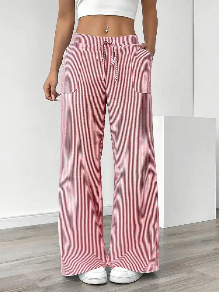 Clara | Relaxed Stripe Pants
