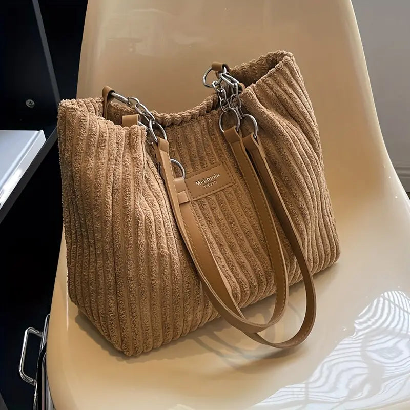 Monica Secrets | Corduroy Tote Bag