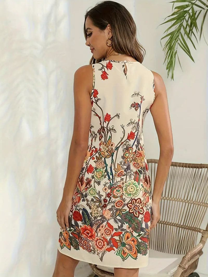 Elena | Floral A-line Dress