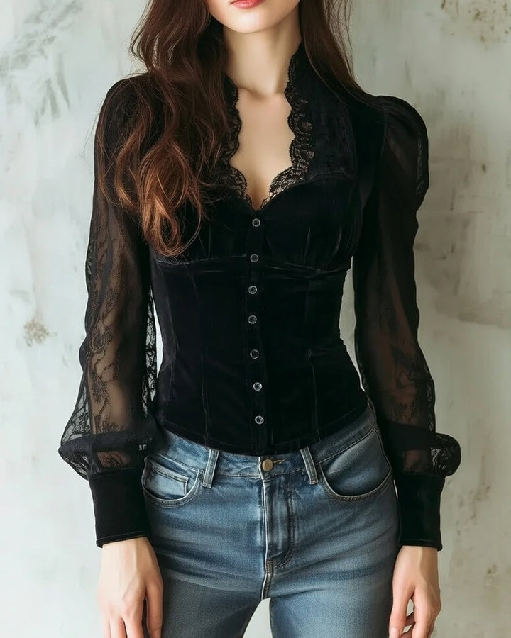 Monica Secrets | Midnight Blouse