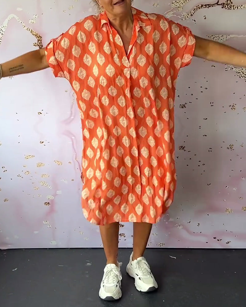 Monica Secrets | Loose Lapel Collar Dress