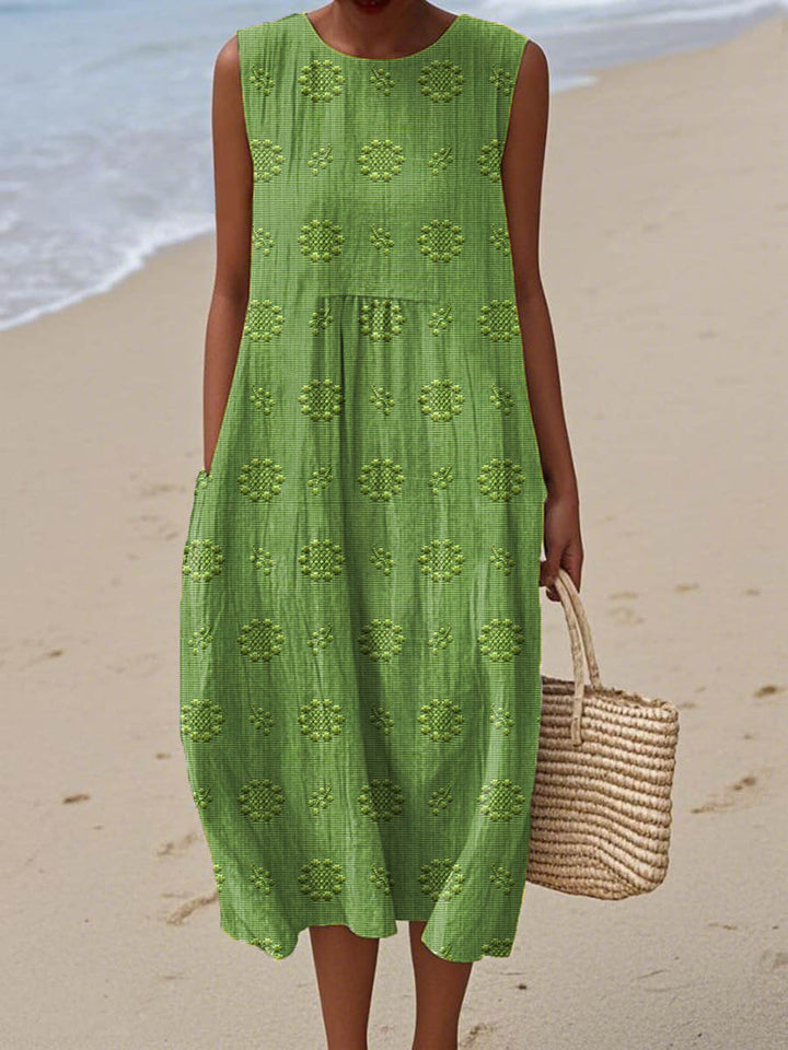 Elara | Sleeveless Cotton Dress