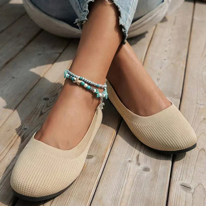 Seraphina | Knit Ballerina Flats