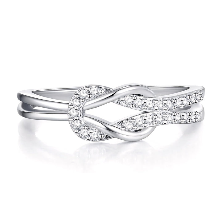 Forever Connected Knot Ring