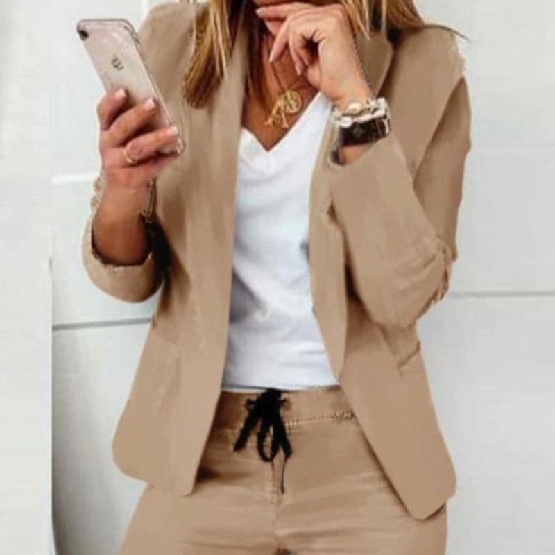 Monica Secrets | Women's Jumpsuit - Blazer & Jogger Pants - Elegant & Comfortable