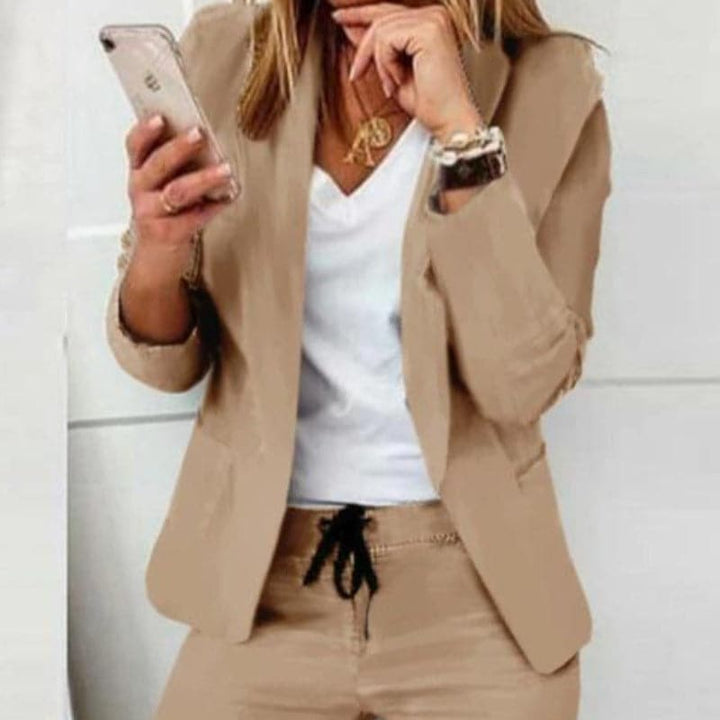 Monica Secrets | Women's Jumpsuit - Blazer & Jogger Pants - Elegant & Comfortable