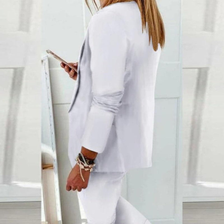 Monica Secrets | Women's Jumpsuit - Blazer & Jogger Pants - Elegant & Comfortable