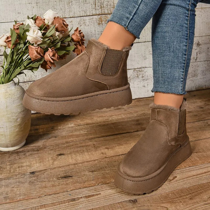 Monica Secrets | Plush Platform Boots