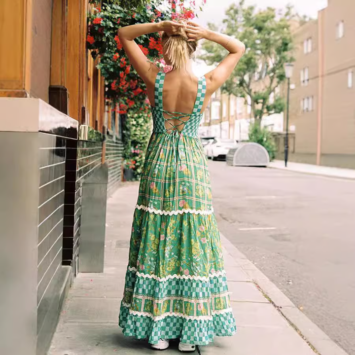 Monica Secrets | Boho Maxi Dress