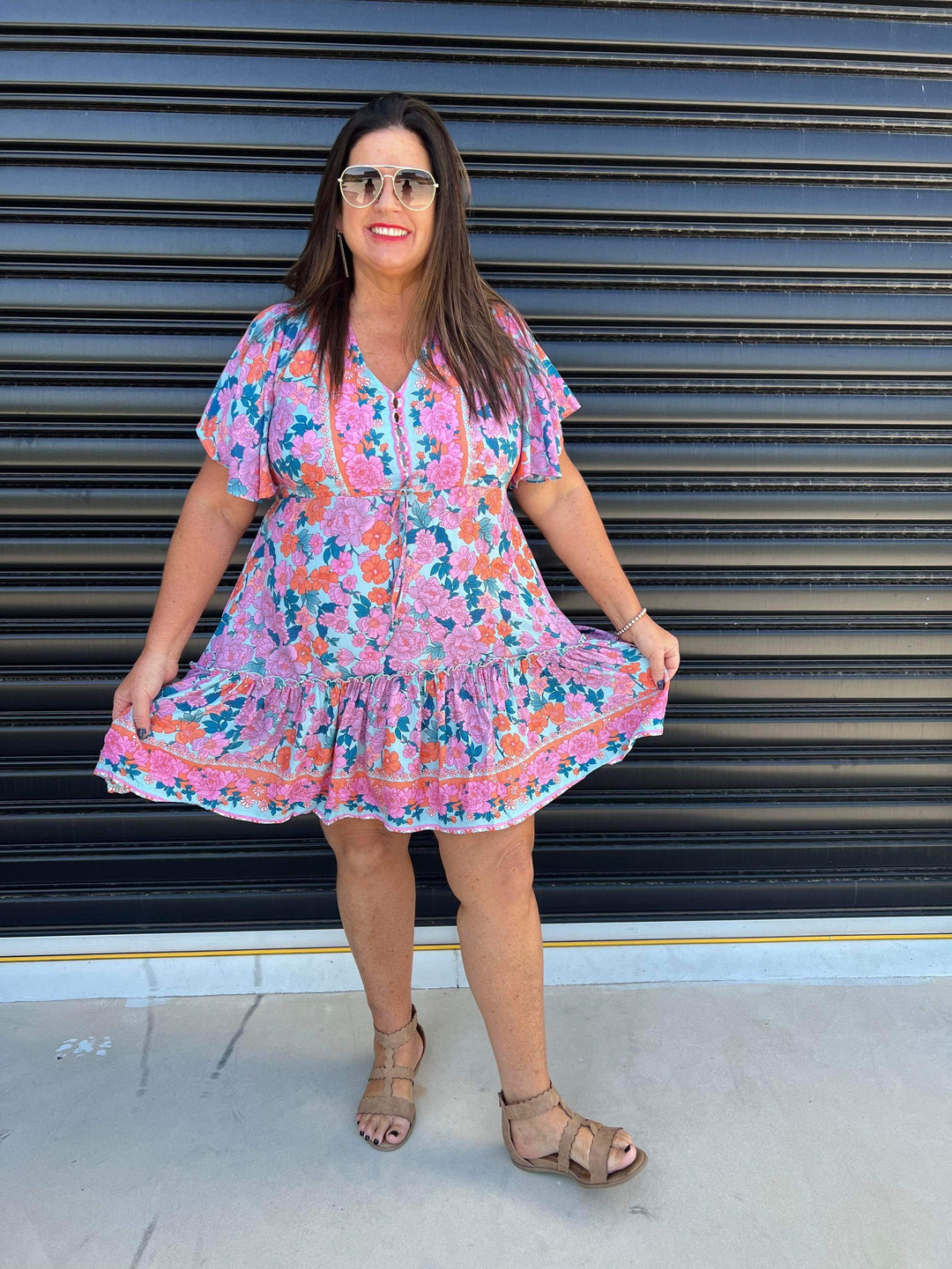 Lydia | V-Neck Mini Dress