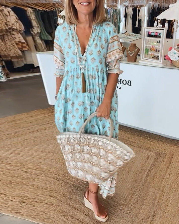 Celia | Long Sleeve Maxi Dress