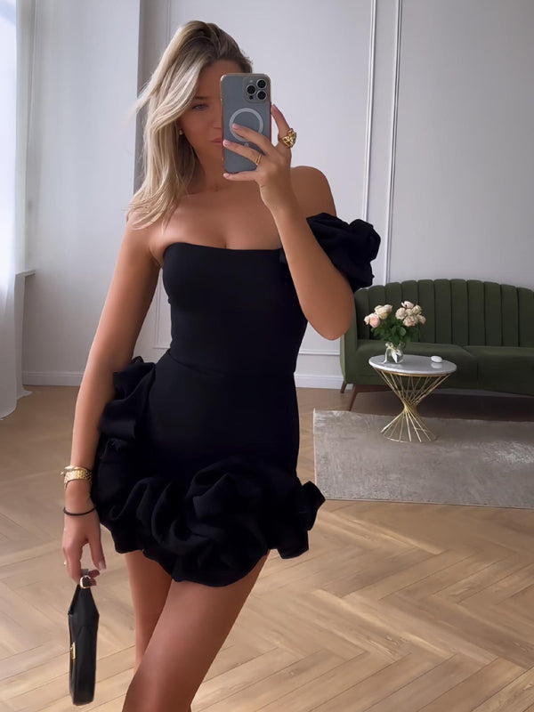 Luna | One Shoulder Mini Dress