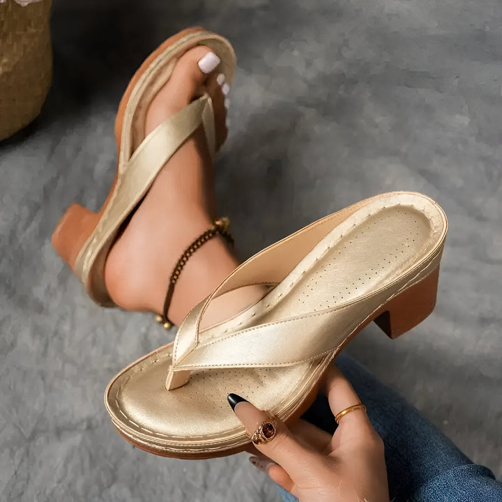 Elowen | Elegant Heeled Mule