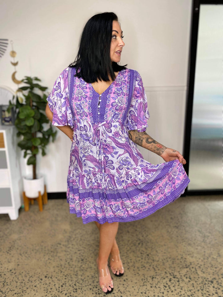 Lydia | V-Neck Mini Dress