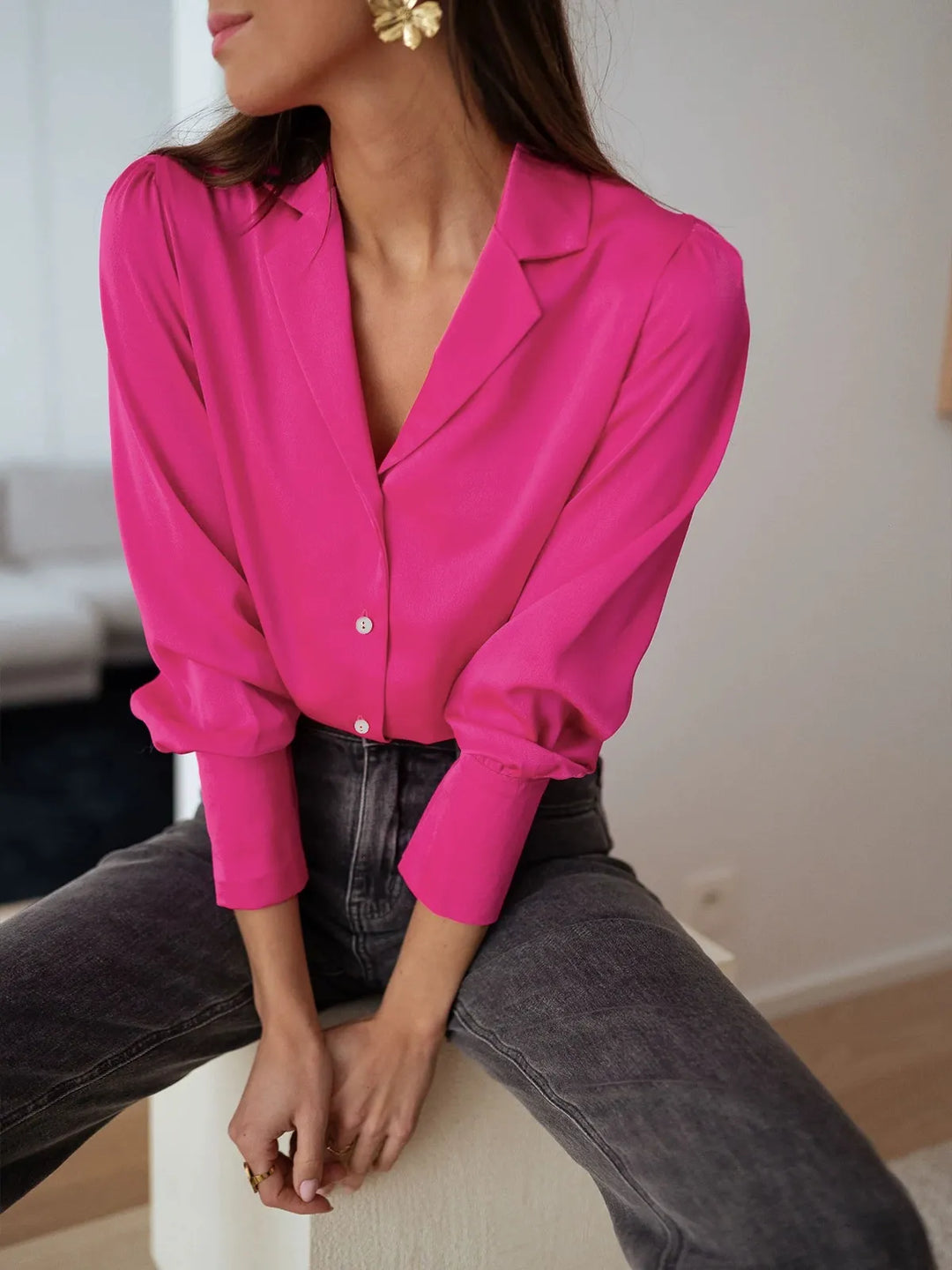 Elena | Long Sleeve Blouse