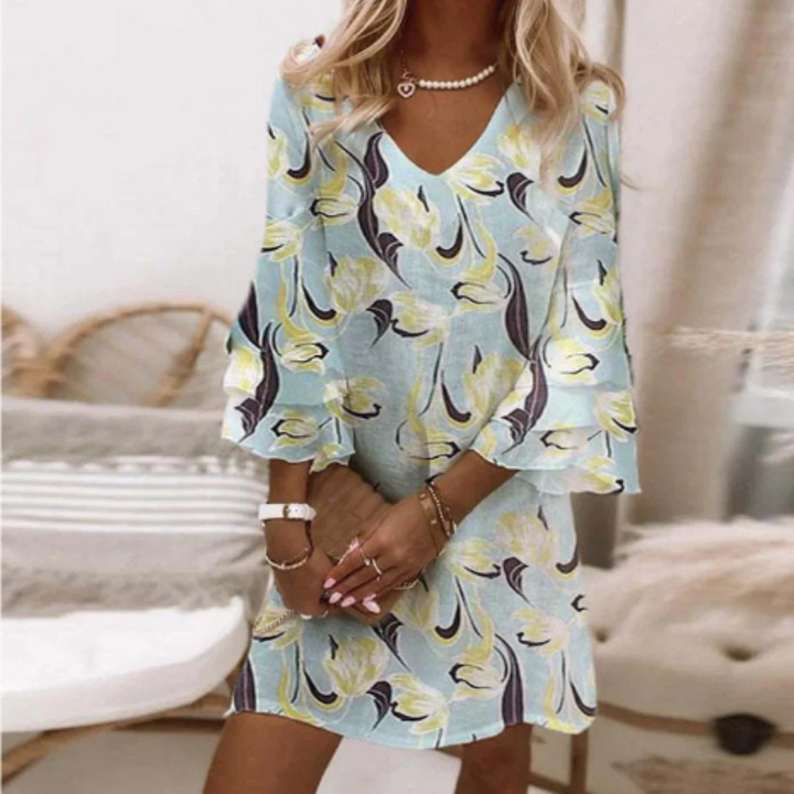 Elowen | V-Neck Mini Dress