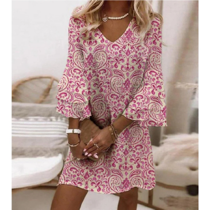 Elowen | V-Neck Mini Dress