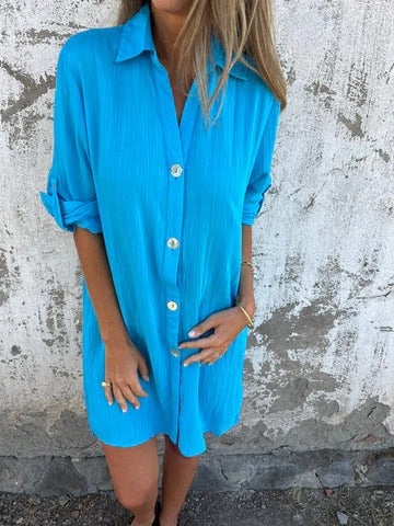 Elowen | Button Shirt Dress