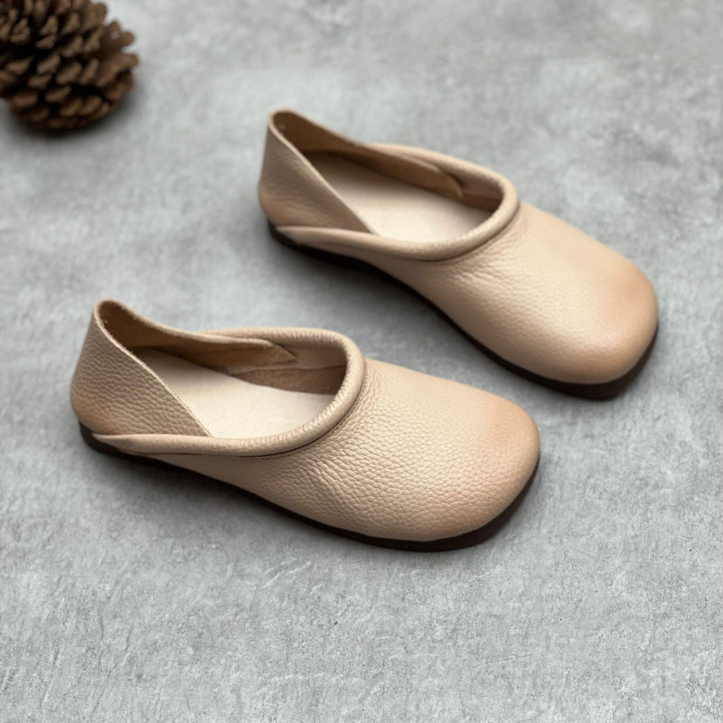 Nina | Leather Flats